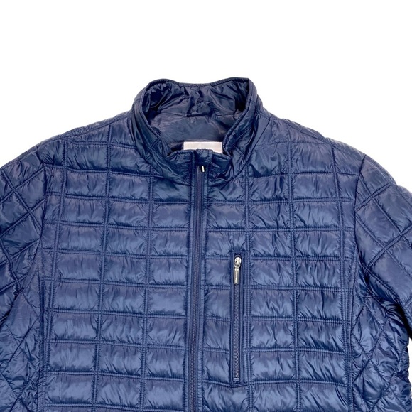 Rainforest Winter Quilted Puffer Jacket in Navy Blue Size XL - Picture 4 of 13